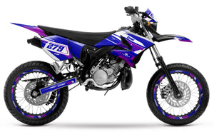 50cc Graphics kit Yamaha DT 2004-2012 Skynine | motorcycle stickers | 50cc customization | armysctv