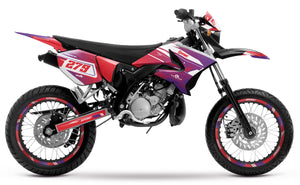 50cc Graphics kit Yamaha DT 2004-2012 Skynine | motorcycle stickers | 50cc customization | armysctv