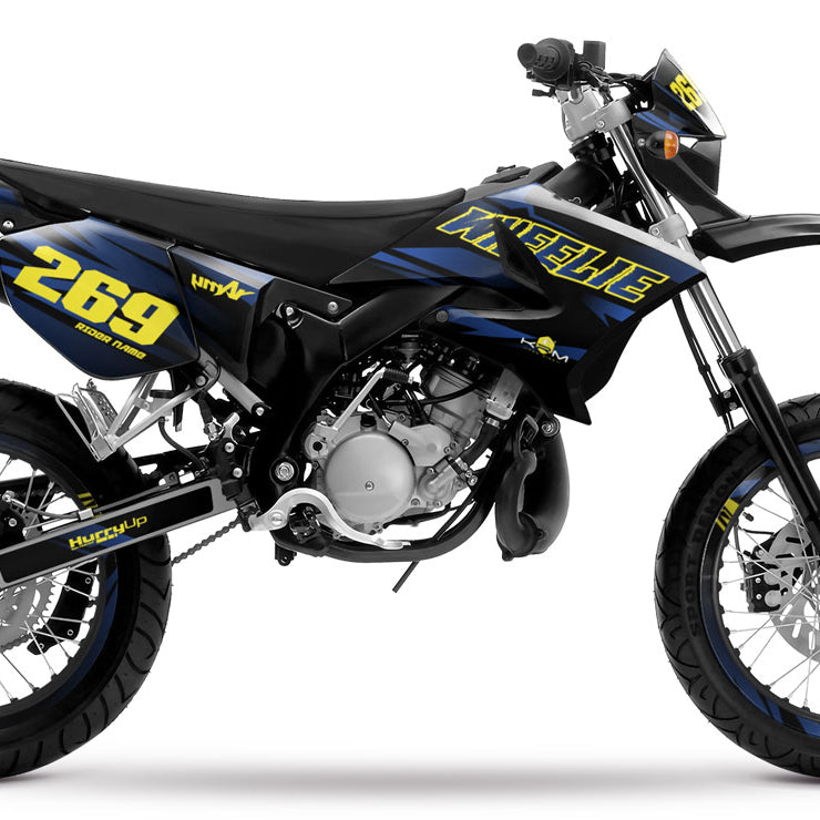 Kit pegatinas 50cc Yamaha DT 2004-2012 Sunny | pegatinas para moto | personalización 50cc | armysctv