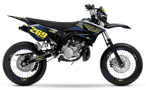 50cc Graphics kit Yamaha DT 2004-2012 Sunny | motorcycle stickers | 50cc customization | armysctv