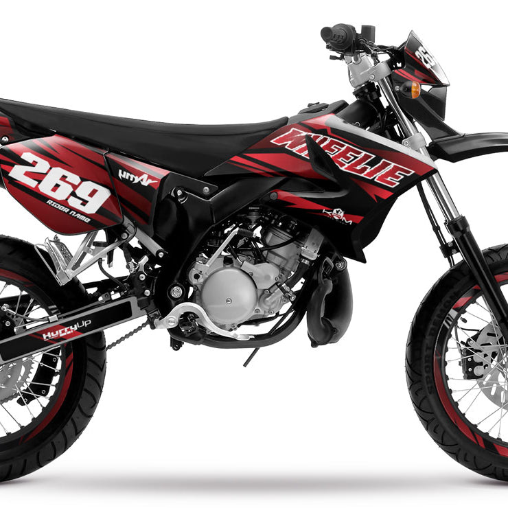 Kit pegatinas 50cc Yamaha DT 2004-2012 Sunny | pegatinas para moto | personalización 50cc | armysctv