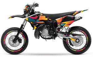50cc Graphics kit for Yamaha DT 2004-2012 Shape | motorcycle stickers | 50cc customization | armysctv