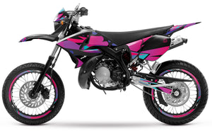 50cc Graphics kit for Yamaha DT 2004-2012 Shape | motorcycle stickers | 50cc customization | armysctv