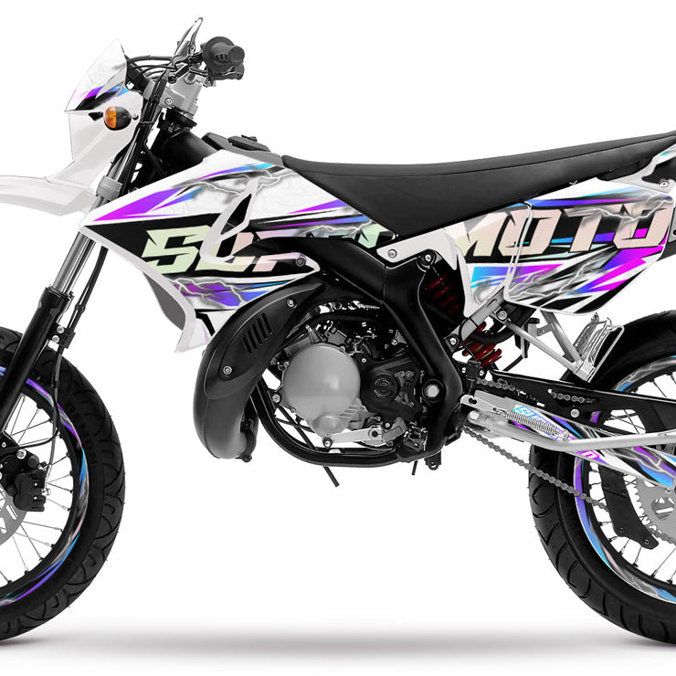 Kit pegatinas 50cc para Yamaha DT 2004-2012 Shiro | pegatinas para moto | personalización 50cc | armysctv