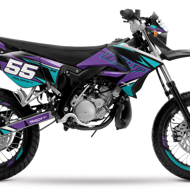 Kit pegatinas 50cc Yamaha DT 2004-2012 Stream | pegatinas para moto | personalización 50cc | armysctv