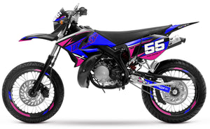 50cc Graphics kit Yamaha DT 2004-2012 Stream | motorcycle stickers | 50cc customization | armysctv