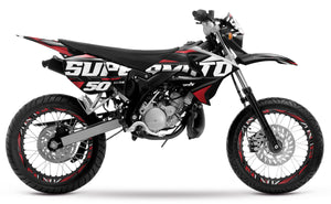 50cc Graphics kit for Yamaha DT 2004-2012 Vision | motorcycle stickers | 50cc customization | armysctv
