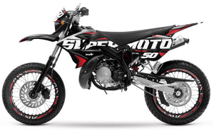 50cc Graphics kit for Yamaha DT 2004-2012 Vision | motorcycle stickers | 50cc customization | armysctv