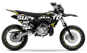 50cc Graphics kit for Yamaha DT 2004-2012 Vision | motorcycle stickers | 50cc customization | armysctv