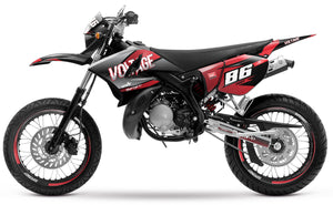 Kit déco 50cc Yamaha DT 2004-2012 Yoshi | autocollants moto | personnalisation 50cc | armysctv