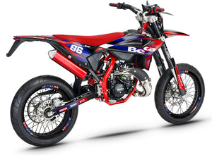 Dekor kit Beta RR 50 Motard 2021-2025 Farbverlauf | Motorradaufkleber | Personalisierung 50cc | armysctv