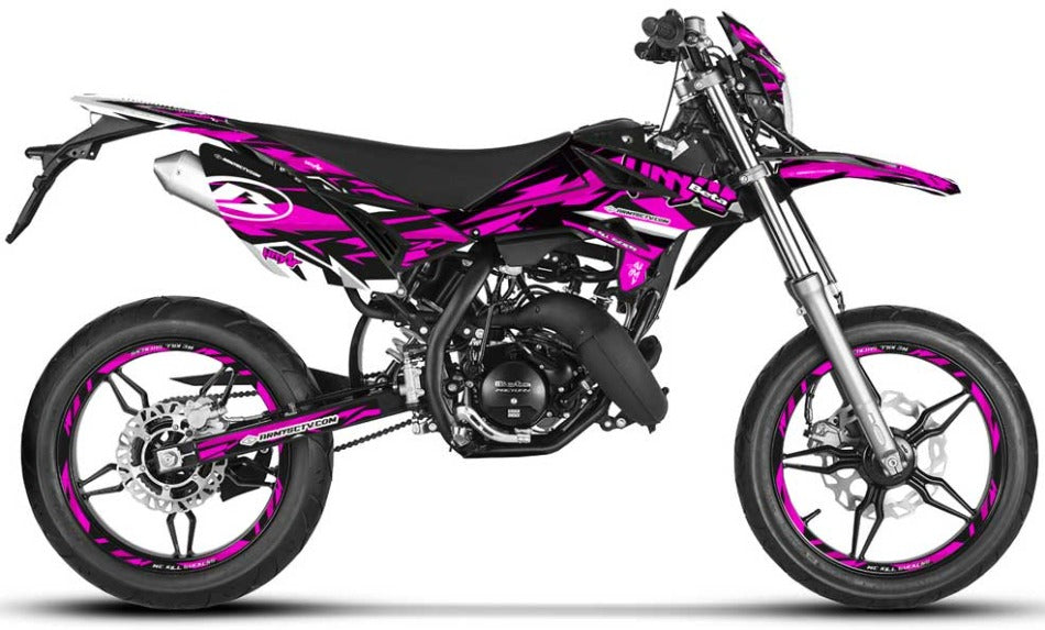 Graphics kit Beta RR 50 Motard 2011-2020 Electric | motorcycle stickers | 50cc customization | armysctv