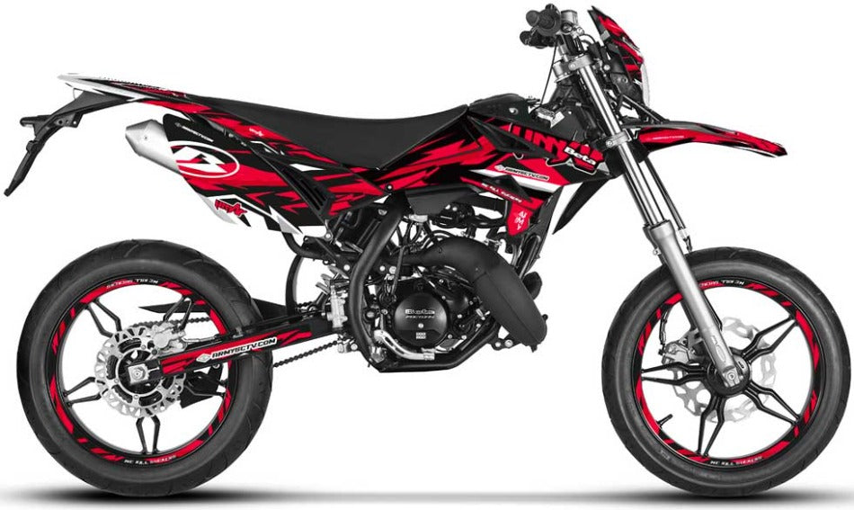 Graphics kit Beta RR 50 Motard 2011-2020 Electric | motorcycle stickers | 50cc customization | armysctv