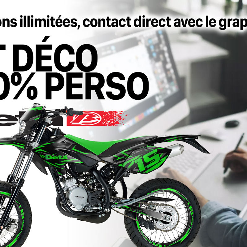 Kit pegatinas 100% personalizado Beta RR Motard 50cc 2006-2010 | pegatinas para moto | personalización 50cc | armysctv