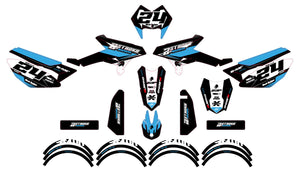Kit pegatinas Beta RR 50 Motard 2011-2020 Madness | pegatinas para moto | personalización 50cc | armysctv