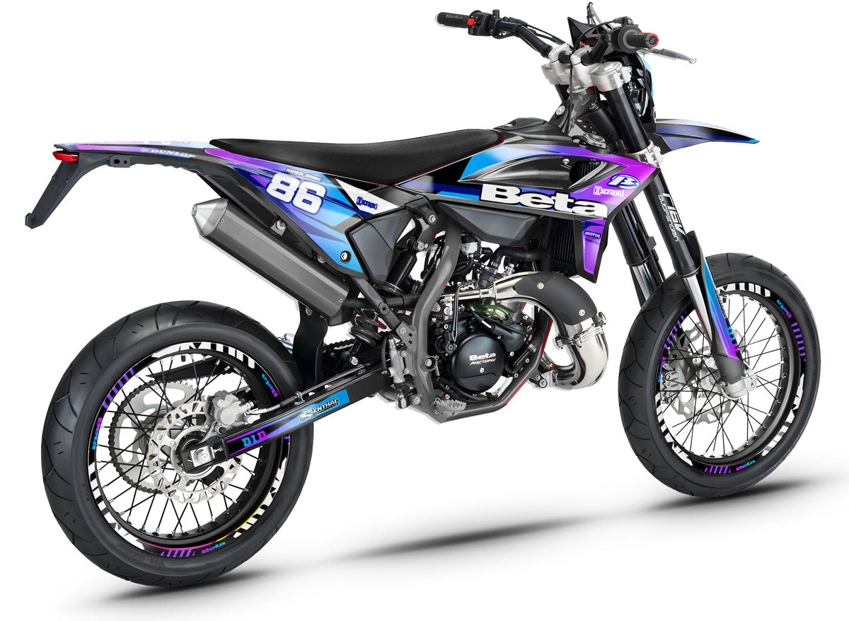 Kit pegatinas Beta RR 50 Motard 2021-2025 Army Blast | pegatinas para moto | personalización 50cc | armysctv