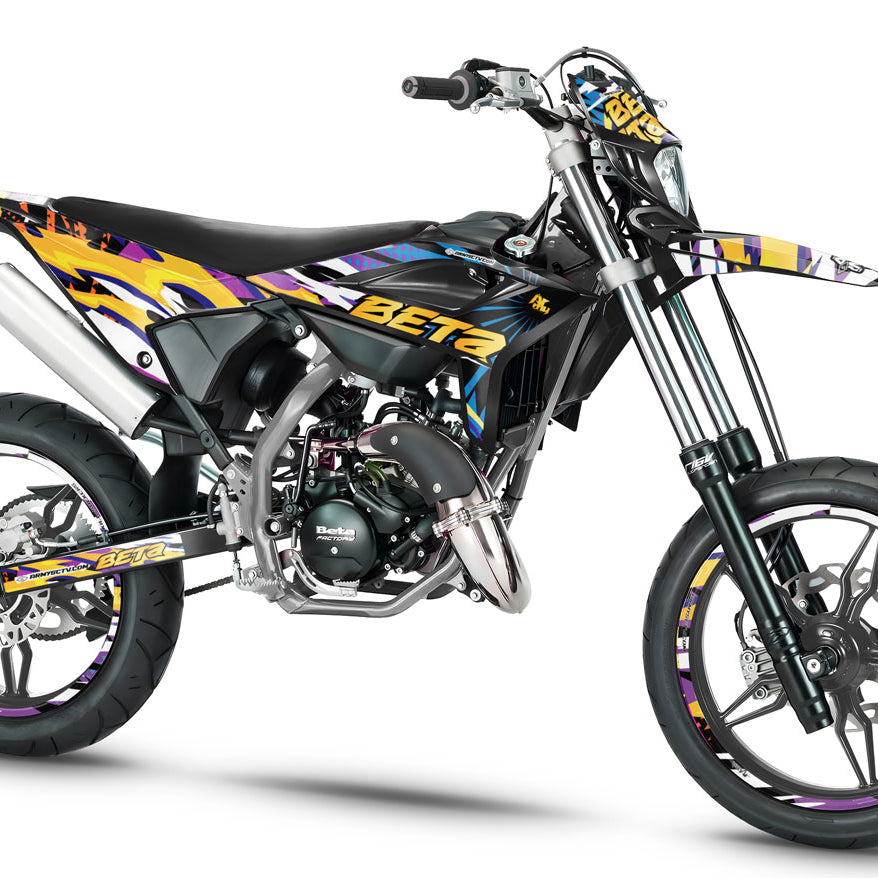 Kit pegatinas Beta 50 RR 2021-2025 Army Cali Gelato | pegatinas para moto | personalización 50cc | armysctv