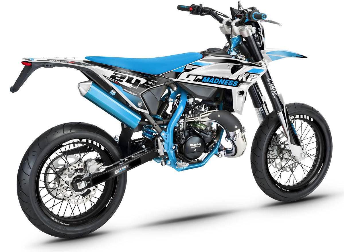 Kit pegatinas Beta RR 50 Motard 2021-2025 Madness | pegatinas para moto | personalización 50cc | armysctv