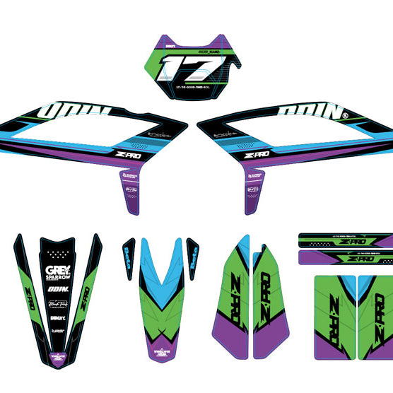 Kit pegatinas Beta RR 50 Motard 2021-2025 Odin | pegatinas para moto | personalización 50cc | armysctv