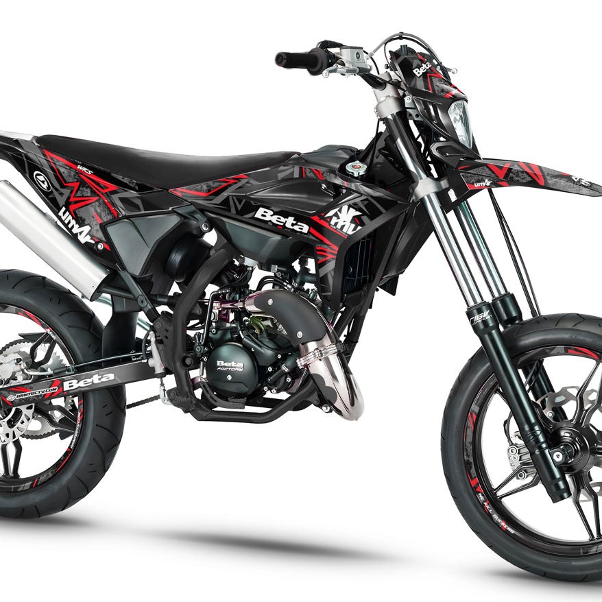 Kit pegatinas Beta RR 50 Motard 2021-2025 Army Redrum | pegatinas para moto | personalización 50cc | armysctv