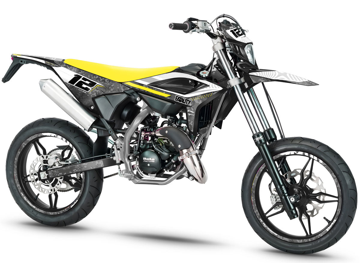 Kit pegatinas Beta RR 50 Motard 2021-2025 Warfare | pegatinas para moto | personalización 50cc | armysctv