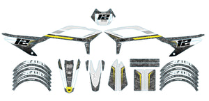 Dekor kit Beta RR 50 Motard 2021-2025 Kriegführung | Motorradaufkleber | Personalisierung 50cc | armysctv