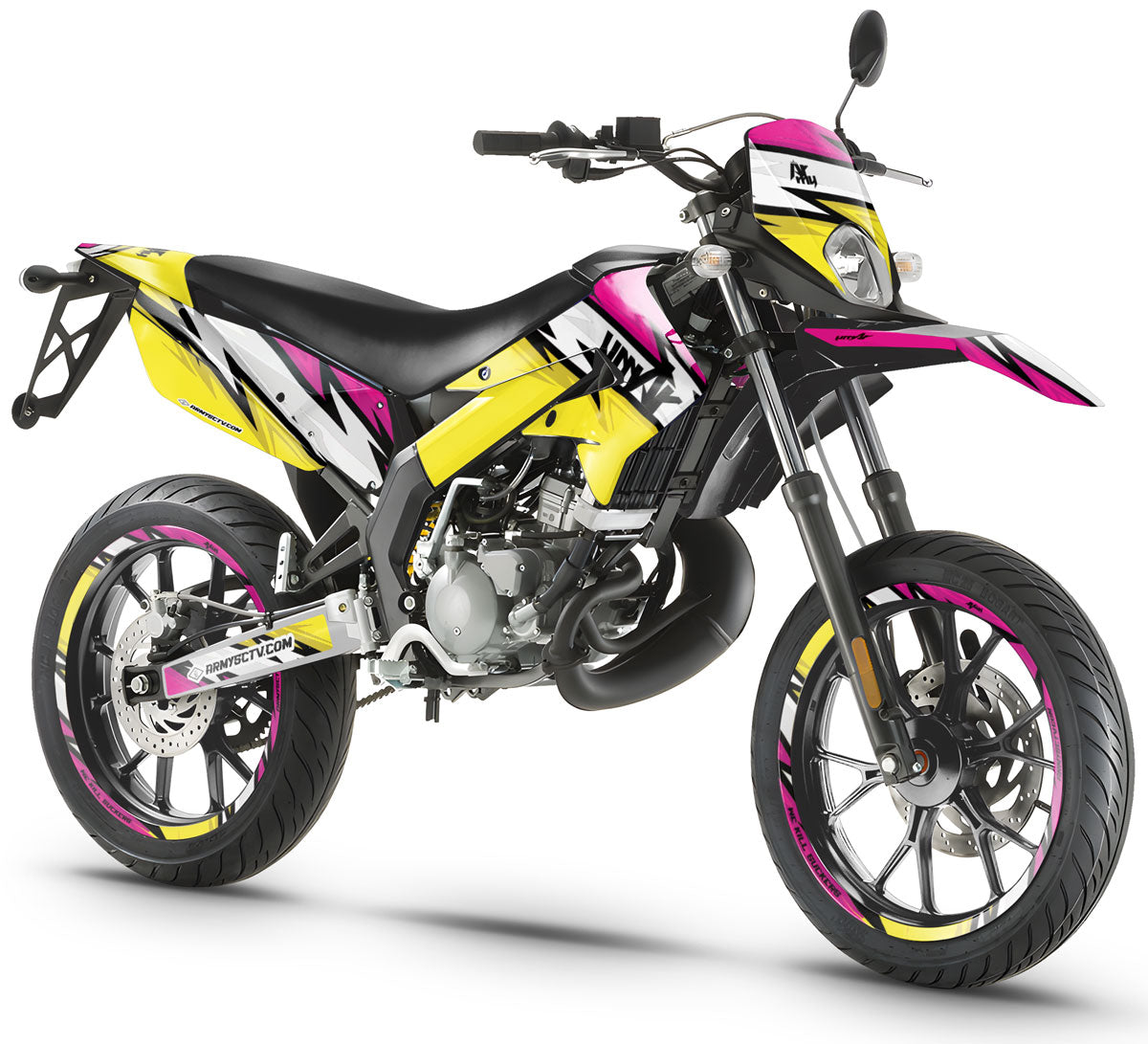 Dekor kit Derbi Senda xtreme 50cc 2011-2017 Armee Sieg | Motorradaufkleber | Personalisierung 50cc | armysctv