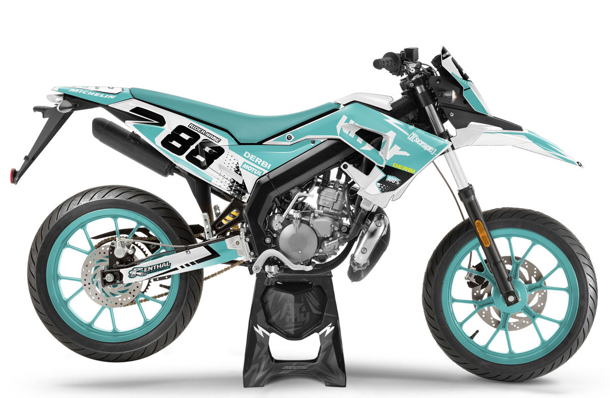 Dekor kit Derbi Senda x-treme 50cc 2018-2025 Armee Vermächtnis v.2 | Motorradaufkleber | Personalisierung 50cc | armysctv