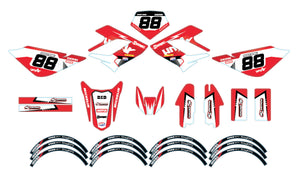 Dekor kit Derbi DRD Racing 50cc Army Legacy v.2 | Motorradaufkleber | Personalisierung 50cc | armysctv
