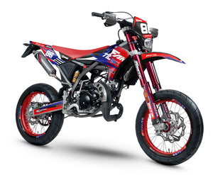 Dekor kit Fantic 50cc 2017-2022 Armee Farbverlauf | Motorradaufkleber | Personalisierung 50cc | armysctv