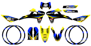 Dekor kit Fantic 50cc 2017-2022 Army Finder | Motorradaufkleber | Personalisierung 50cc | armysctv