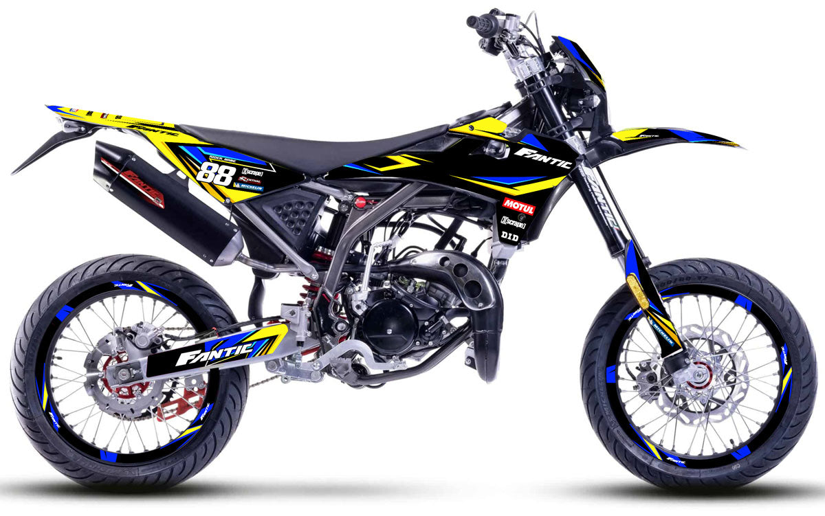 Kit déco Fantic 50cc 2017-2022 Army Finder | autocollants moto | personnalisation 50cc | armysctv