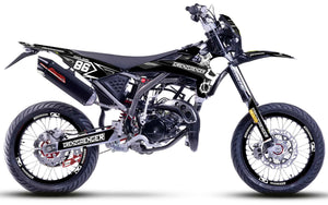 Dekor kit Fantic 50cc 2017-2022 Grenze | Motorradaufkleber | Personalisierung 50cc | armysctv