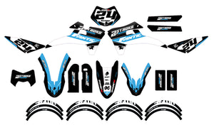 Dekor kit Fantic 50cc 2017-2022 Madness | Motorradaufkleber | Personalisierung 50cc | armysctv