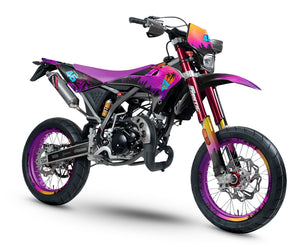 Kit pegatinas Fantic 50cc 2017-2022 Miami | pegatinas para moto | personalización 50cc | armysctv
