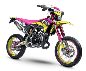 Kit pegatinas Fantic 50cc 2017-2022 Army Victory | pegatinas para moto | personalización 50cc | armysctv