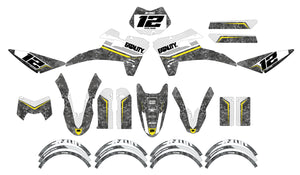 Dekor kit Fantic 50cc 2017-2022 Warfare | Motorradaufkleber | Personalisierung 50cc | armysctv