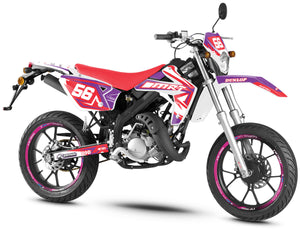 Dekor kit Rieju MRT 50cc 2009-2021 Army Bold | Motorradaufkleber | 50cc Personalisierung | armysctv