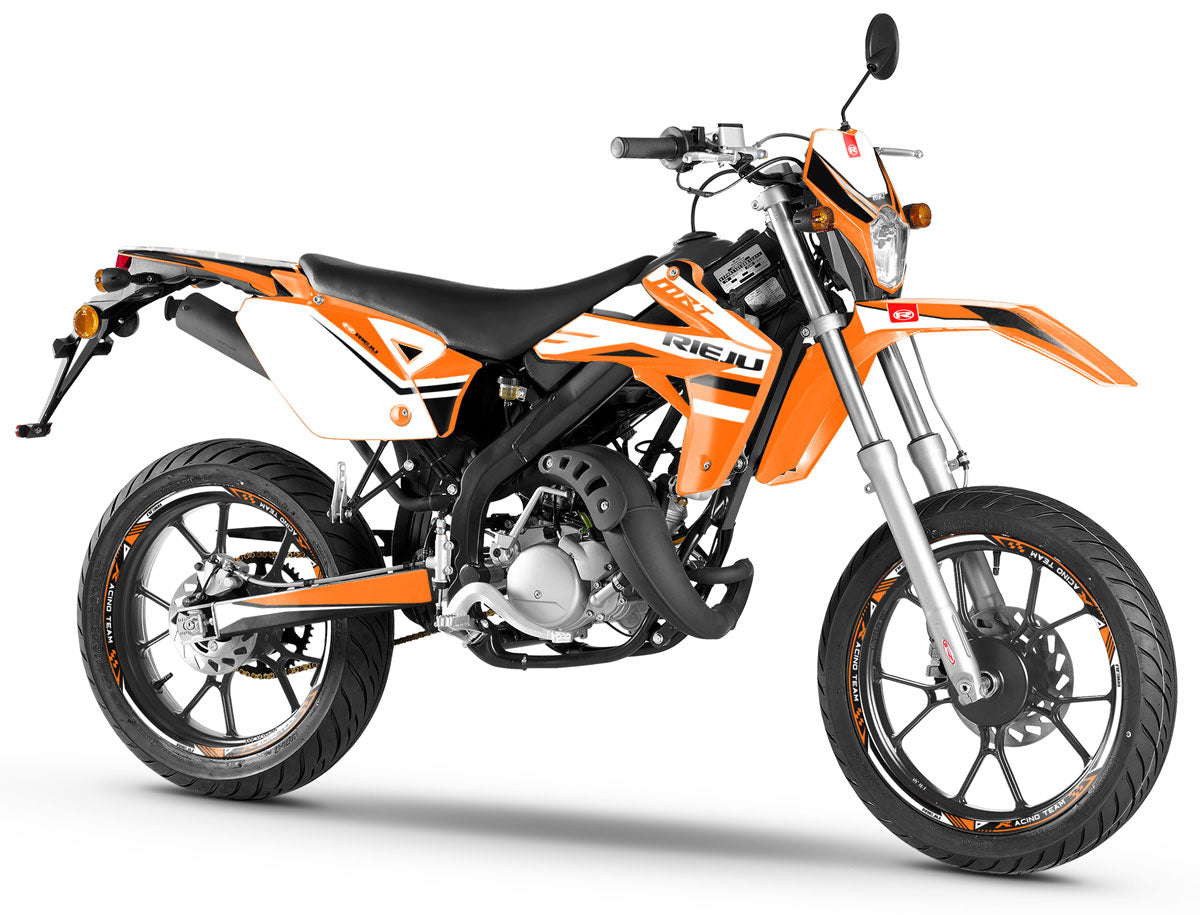 Dekor kit Rieju MRT 50cc 2009-2021 Orange 2015 | Motorradaufkleber | Personalisierung 50cc | armysctv