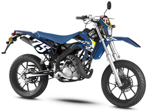 Kit pegatinas Rieju MRT 50cc 2009-2021 Seis Días 2016 | pegatinas para moto | personalización 50cc | armysctv