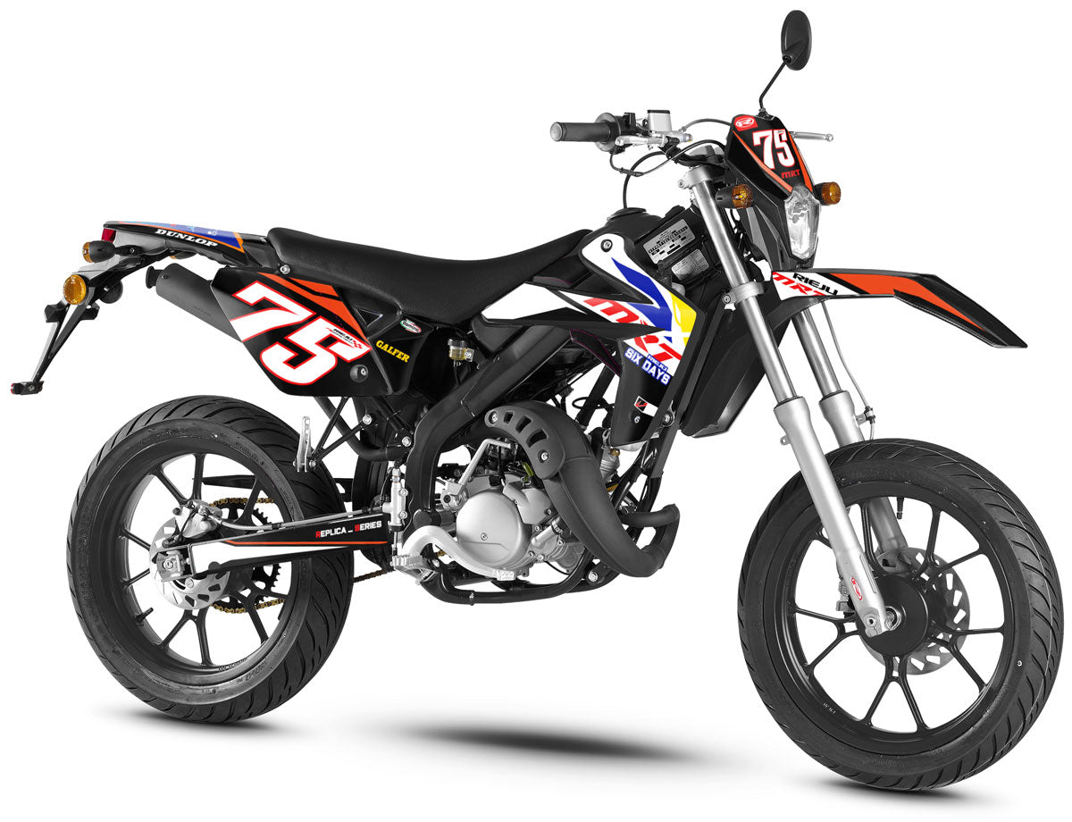 Kit déco Rieju MRT 50cc 2009-2021 Six Days 2016 | autocollants moto | personnalisation 50cc | armysctv