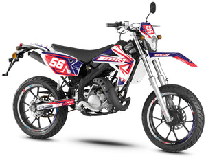 Dekor kit Rieju MRT 50cc 2009-2021 Army Bold | Motorradaufkleber | 50cc Personalisierung | armysctv