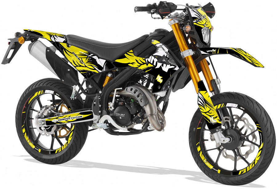 Dekor kit Rieju MRT 50cc 2022-2025 Army Runz | Motorradaufkleber | Personalisierung 50cc | armysctv