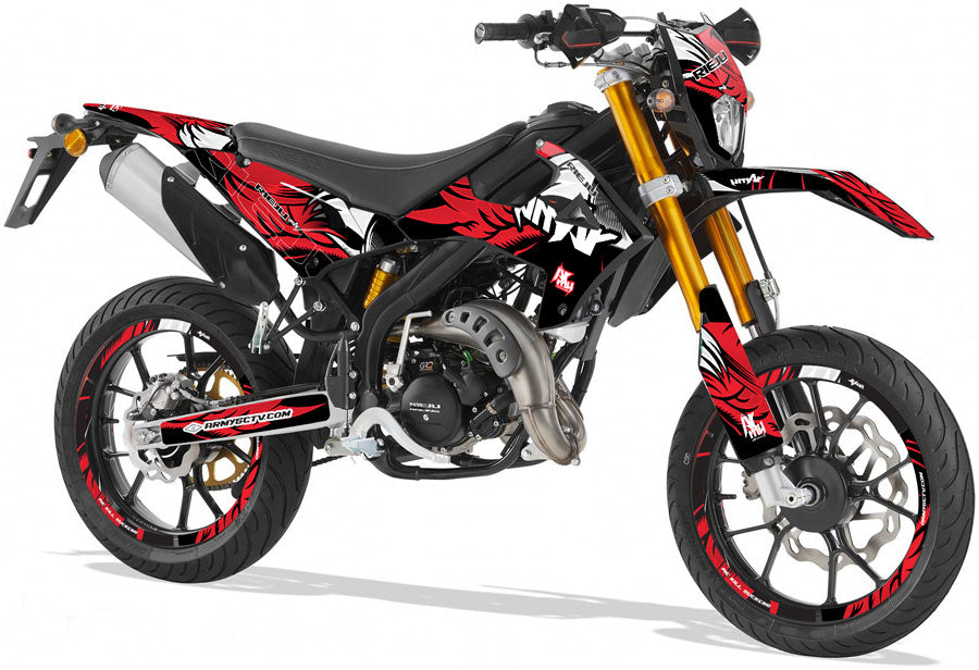Dekor kit Rieju MRT 50cc 2022-2025 Army Runz | Motorradaufkleber | Personalisierung 50cc | armysctv