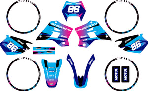Dekor kit Sherco HRD 50cc 1998-2005 Blast | Motorradaufkleber | Personalisierung 50cc | armysctv