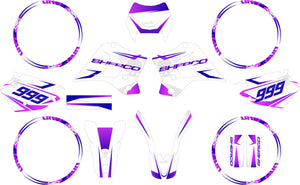 Dekor kit Sherco HRD 50cc 1998-2005 Kalt | Motorradaufkleber | Personalisierung 50cc | armysctv