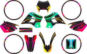 Graphics kit Sherco HRD 50cc 1998-2005 Eclipse | motorcycle stickers | 50cc customization | armysctv