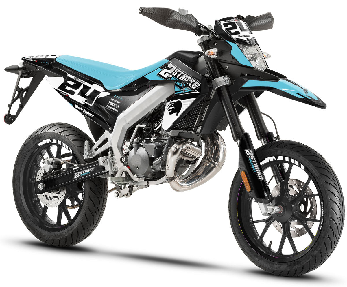 Graphics kit Aprilia SX 50cc 2018-2025 Madness | motorcycle stickers | 50cc customization | armysctv
