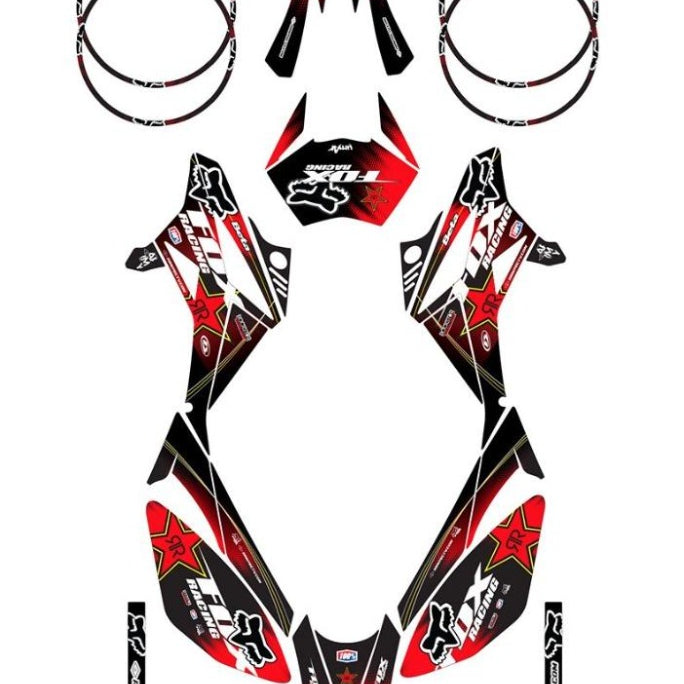 Graphics kit Beta RR 50 Motard 2011-2020 Army Fox | motorcycle stickers | 50cc customization | armysctv