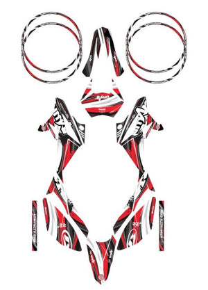 Dekor kit Beta RR 50 Motard 2011-2020 "SX" | Motorradaufkleber | Personalisierung 50cc | armysctv